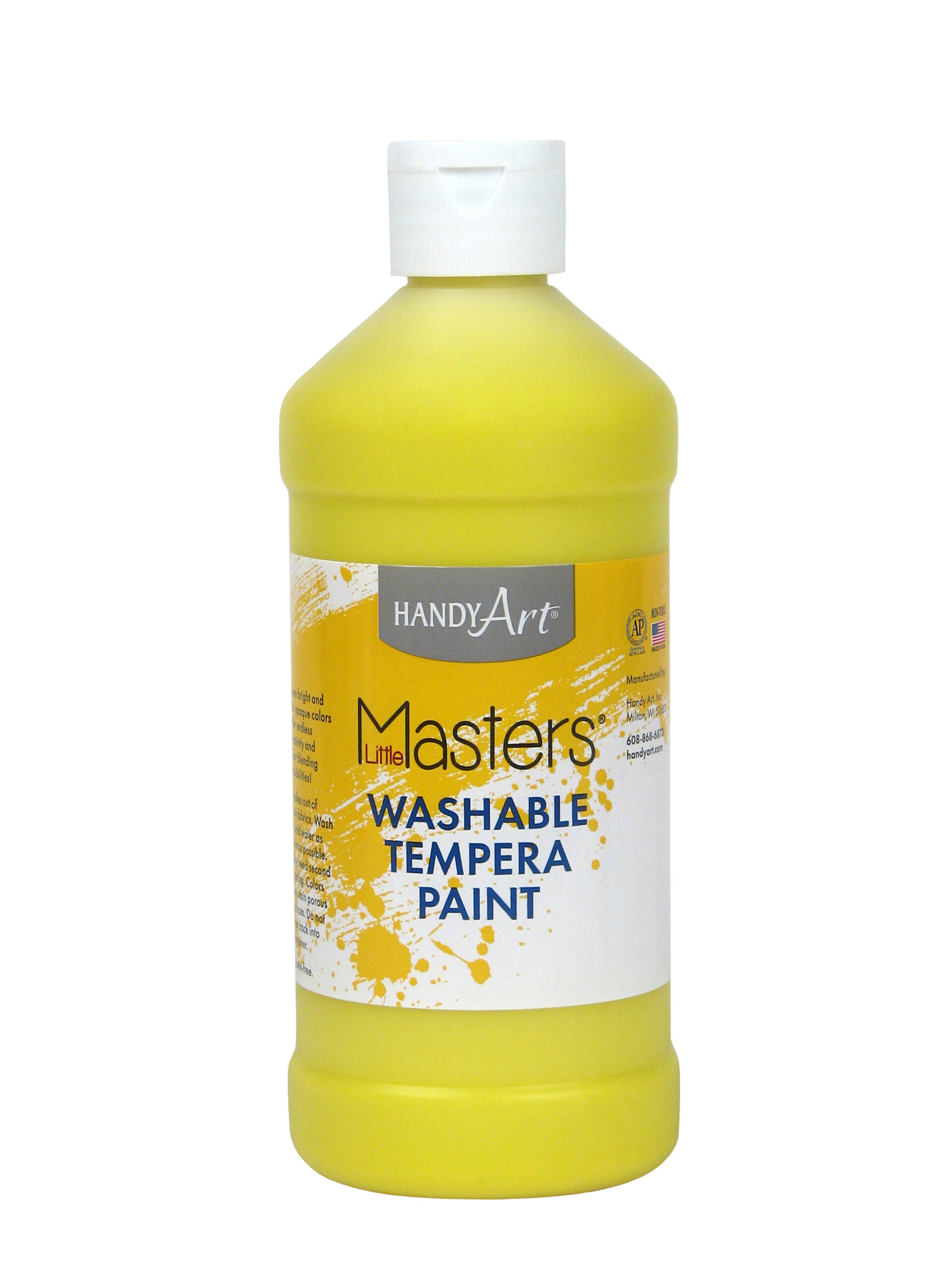 211-710 Little Masters Washable Tempera Yellow 16oz