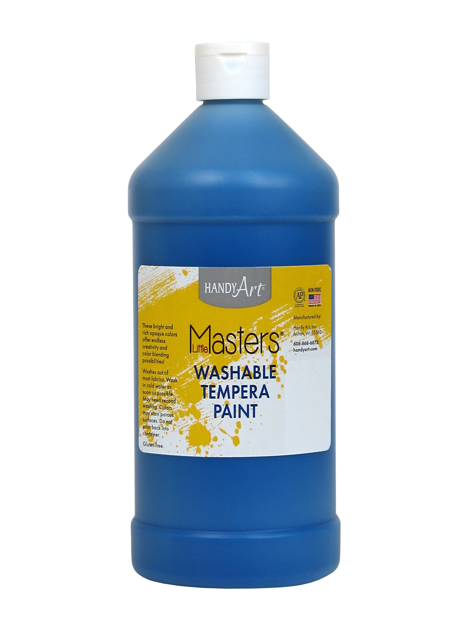 213-730 Little Masters Washable Tempera Quart, Blue (1)