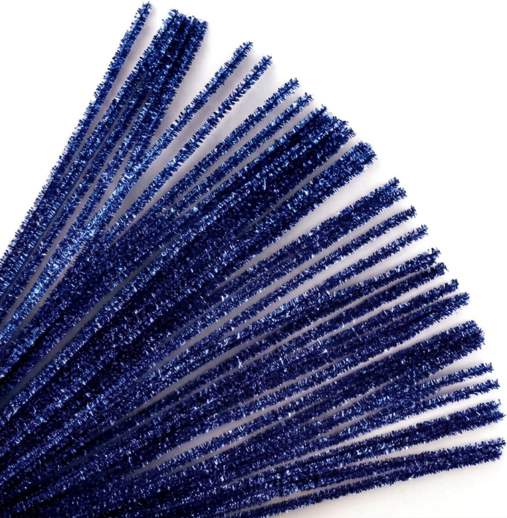 blue tinsel