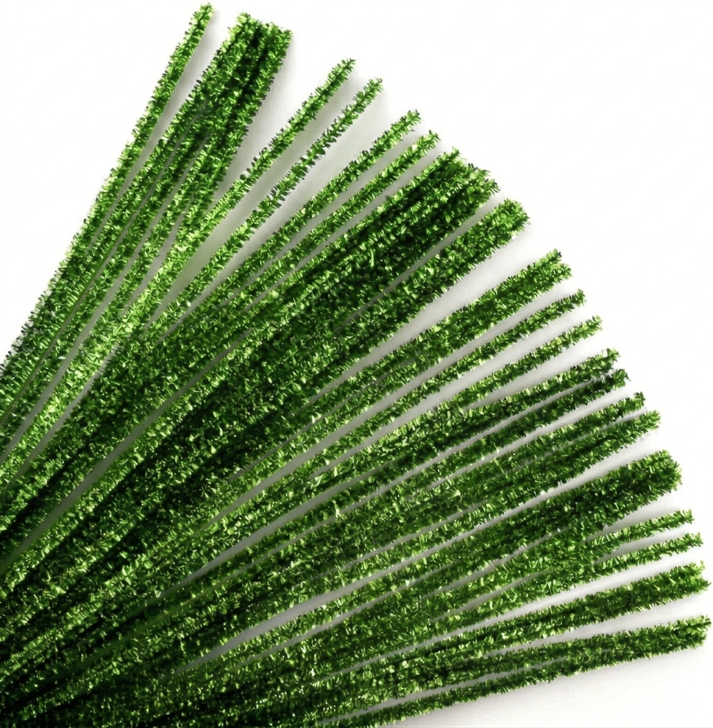 green tinsel