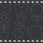 Scratch Art Stickers - Flowers
