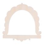 Wood Cutout - Scalloped Frame