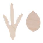 Wood Cutout - Esrog & Lulav Set