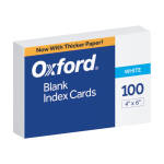 Index Cards - Unruled