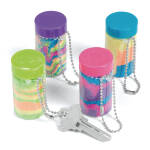 Mini Sand Art Bottle Keychains