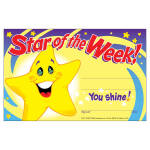 Certificate - Star Of The Week