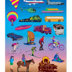 Transportation Stickers