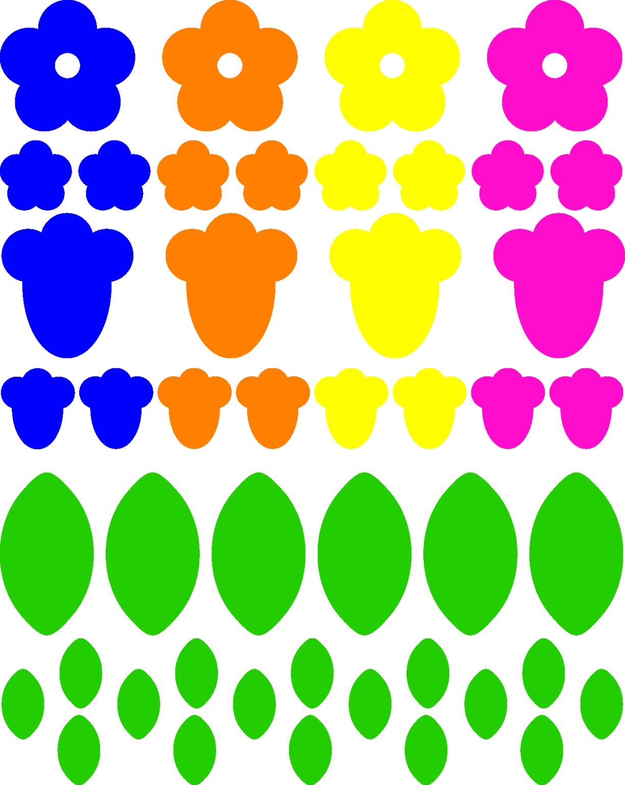 Floral Shapes Stickers Crafts And More floral-shapes-stickers-crafts-and-more