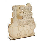 Wooden Napkin Holder - Pesach