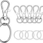 Mini Keychain Clips
