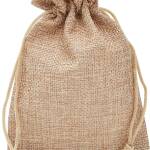 Burlap Drawstring Bag