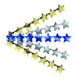 Stars Strip Stickers