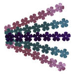 Flower Strip Stickers