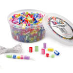 Bucket O`Beads Striped Straws