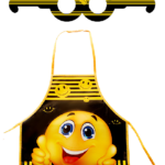 Smiley Apron Set