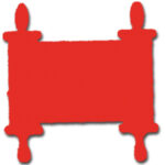 Foam Cutout - Torah Scroll