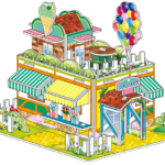 3D Foam Craft - Ice Cream House