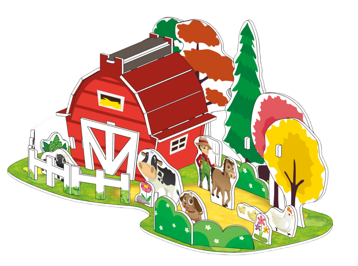 3D Foam Craft Farm Crafts and More