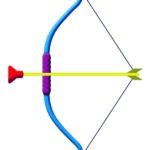 Paper Cutout - Bow And Arrow