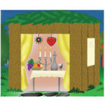 Paper Cutout - Succah