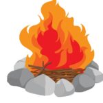 Paper Cutout - Bonfire Paper