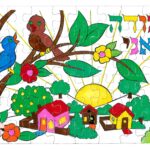 Color Your Own Puzzle - Modeh Ani