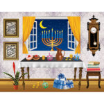 Reusable Sticker Art - Chanukah