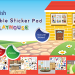 Reusable Sticker Pad- Playhouse
