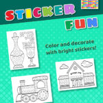 Sticker Fun - Square- 1