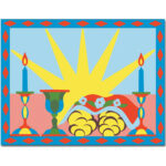 Sand Art - Shabbos Poster