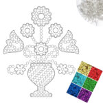 Sequins Art - Flowers