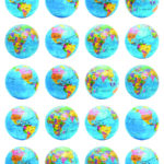 Globe Stickers