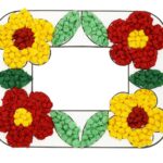 Crunch Art - Flowers Frame