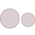 Round Mirrors, 1/2", 10/pk