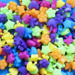 ASSORTED POP BEADS, 160/PK