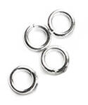 SILVER JUMP RINGS, 250/PK