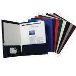 High Gloss Laminated Portfolios - Royal Blue