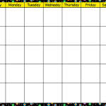 Dots Pattern Small Black Calendar Charts, 10/pk
